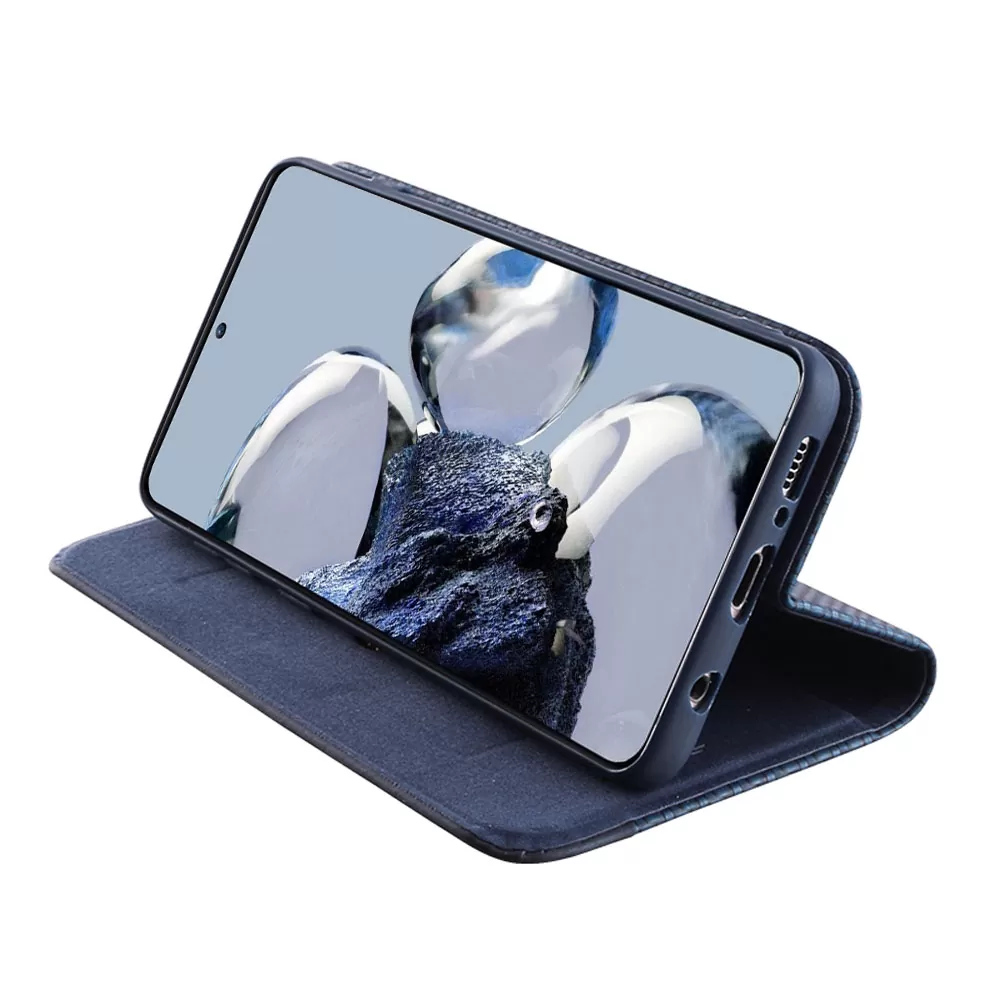 IDOL 1991 ELITE ΘΗΚΗ XIAOMI 12T/12T PRO 6.67in  ANTI-RFID BOOK STAND BLUE - Image 4
