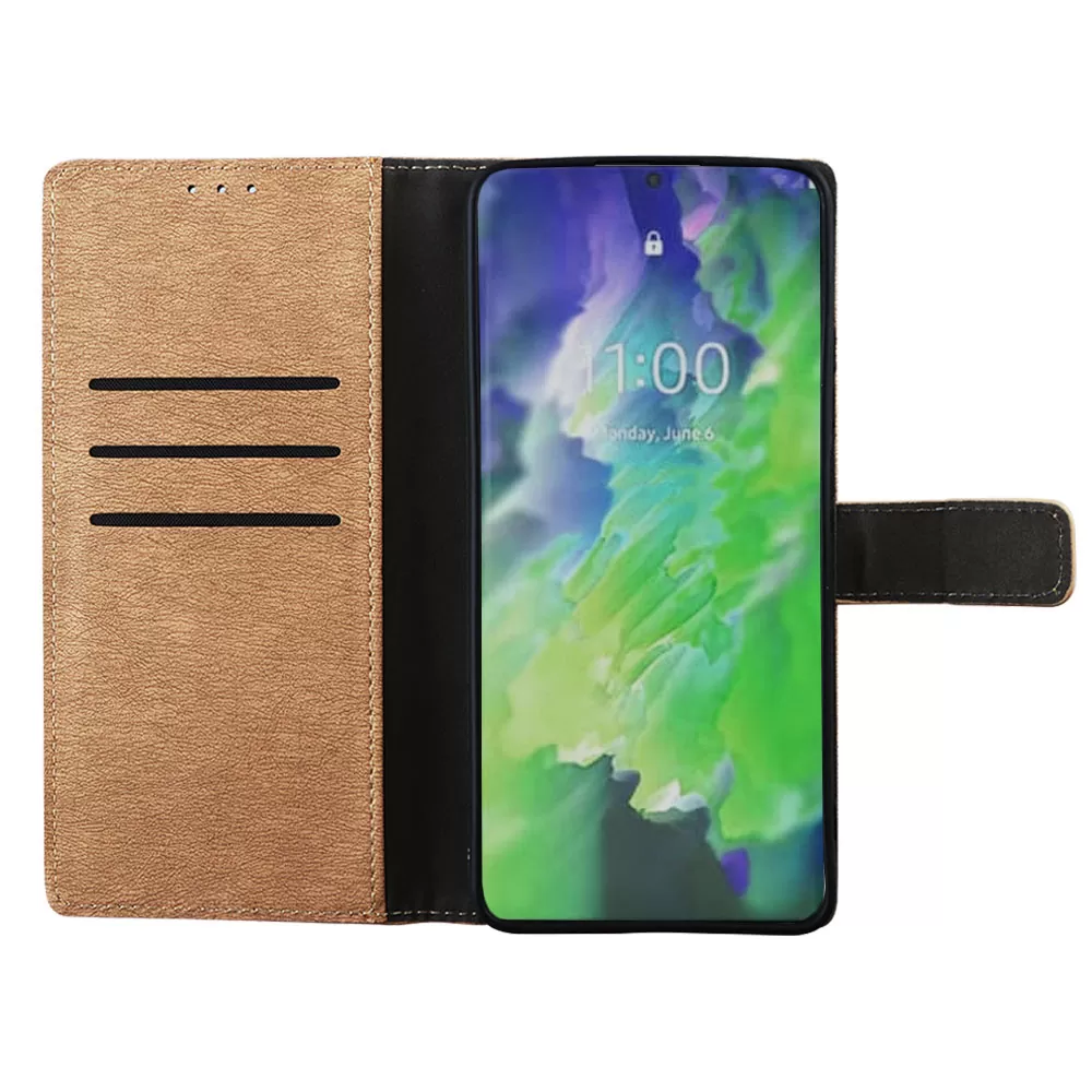 VOLTE-TEL ALLURE ΘΗΚΗ SAMSUNG S23 5G S911 6.1in  MAGNET BOOK STAND CLIP GOLD - Image 5
