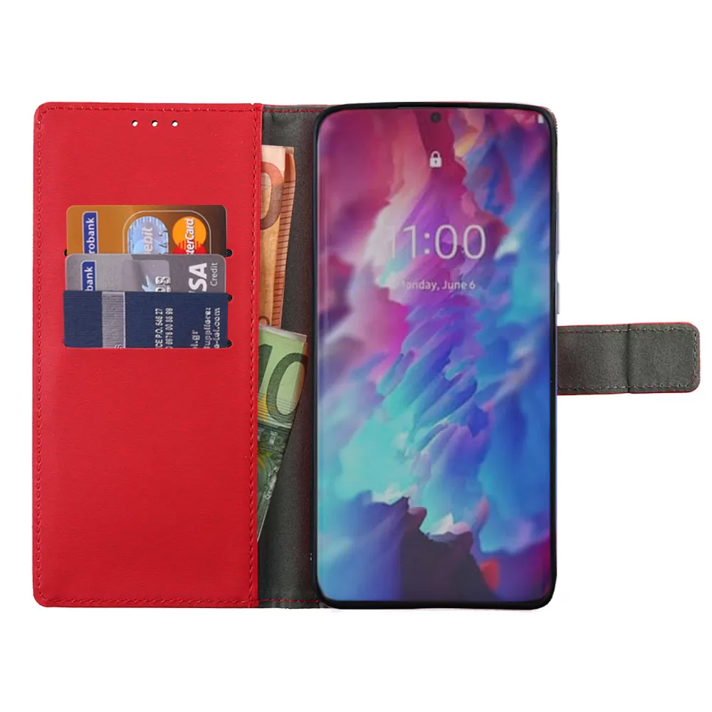 VOLTE-TEL ALLURE ΘΗΚΗ SAMSUNG S23 PLUS 5G S916 6.6in  MAGNET BOOK STAND CLIP RED - Image 5