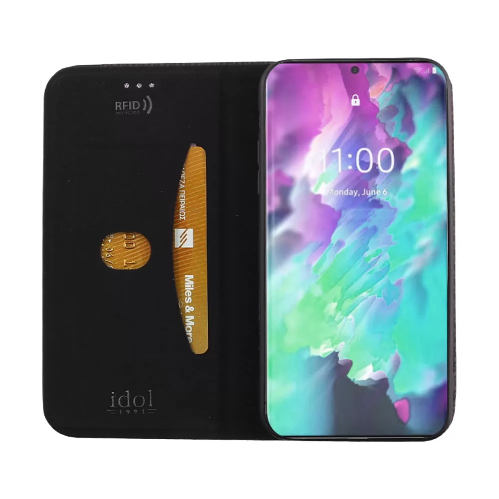 IDOL 1991 ELITE ΘΗΚΗ SAMSUNG S23 5G S911 6.1in  ANTI-RFID BOOK STAND BLACK - Image 7