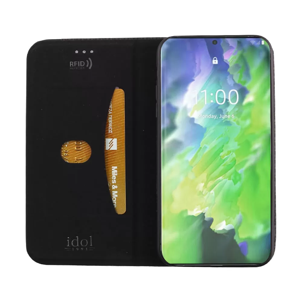 IDOL 1991 ELITE ΘΗΚΗ SAMSUNG S23 PLUS 5G S916 6.6in  ANTI-RFID BOOK STAND BLACK - Image 7
