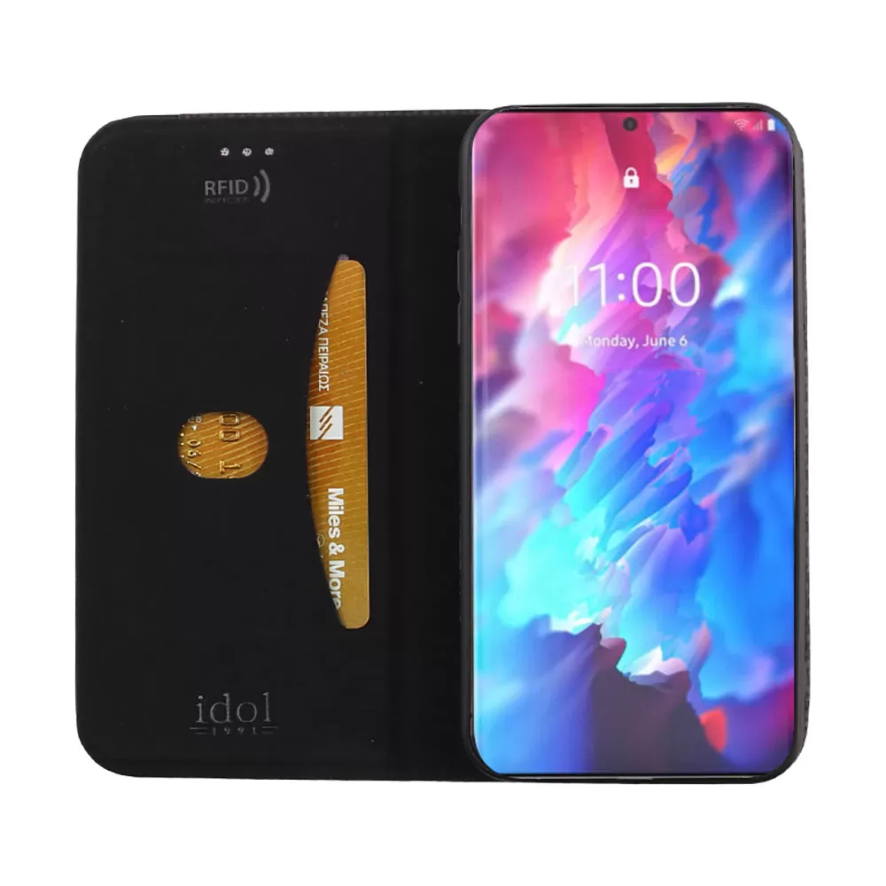 IDOL 1991 ELITE ΘΗΚΗ SAMSUNG S23 ULTRA 5G S918 6.8in  ANTI-RFID BOOK STAND BLACK - Image 7