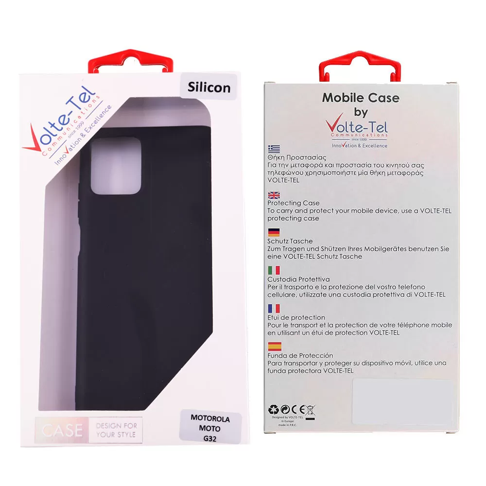 VOLTE-TEL SILICON TPU ΘΗΚΗ MOTOROLA MOTO G32 6.5in  CAMERA GUARD BLACK - Image 2