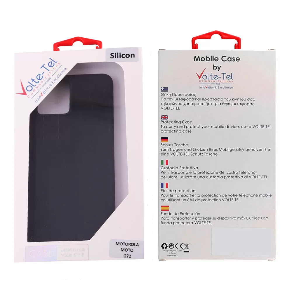VOLTE-TEL SILICON TPU ΘΗΚΗ MOTOROLA MOTO G72 6.6in  CAMERA GUARD BLACK - Image 2
