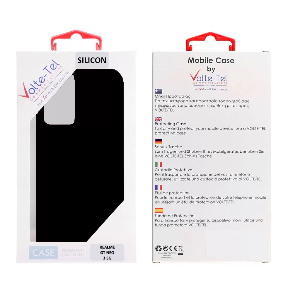 VOLTE-TEL SILICON TPU ΘΗΚΗ REALME GT NEO 3 5G 6.7in  CAMERA GUARD BLACK - Image 2