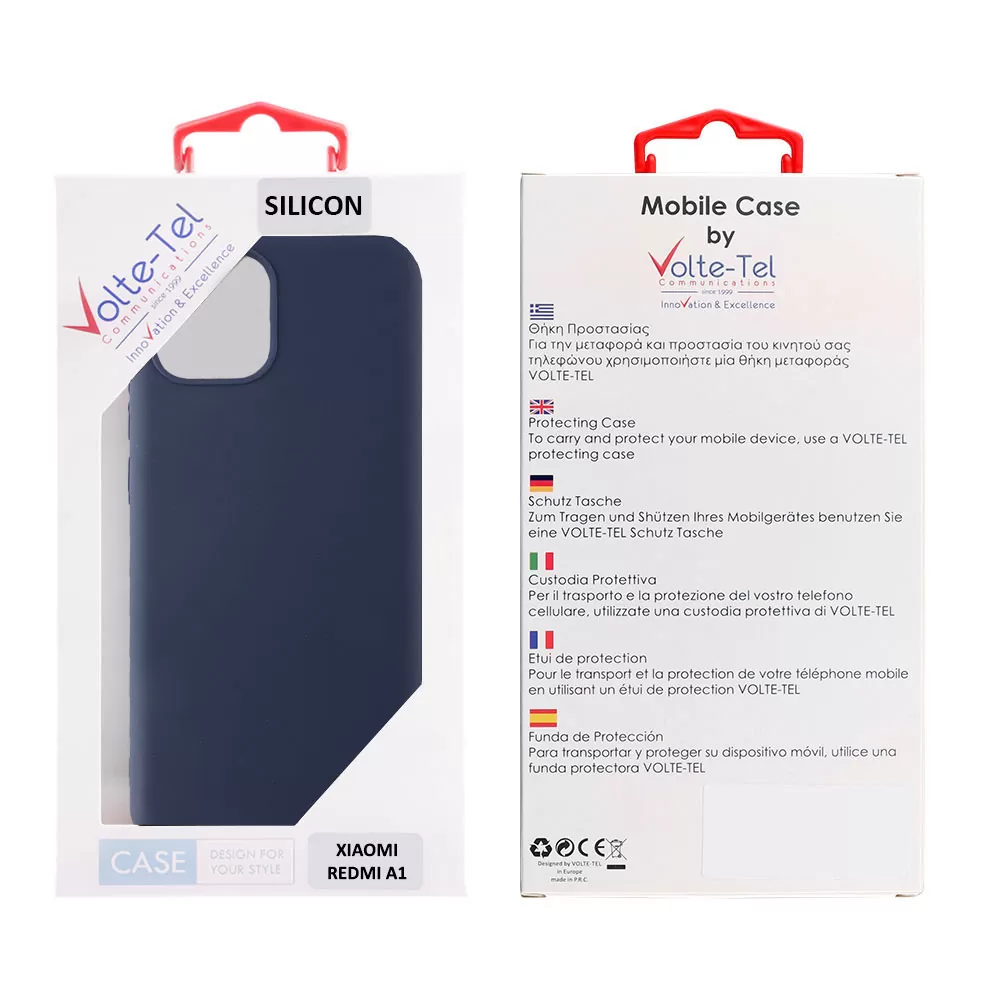 VOLTE-TEL SILICON TPU ΘΗΚΗ XIAOMI REDMI A1/REDMI A2 6.52in  CAMERA GUARD BLUE - Image 2