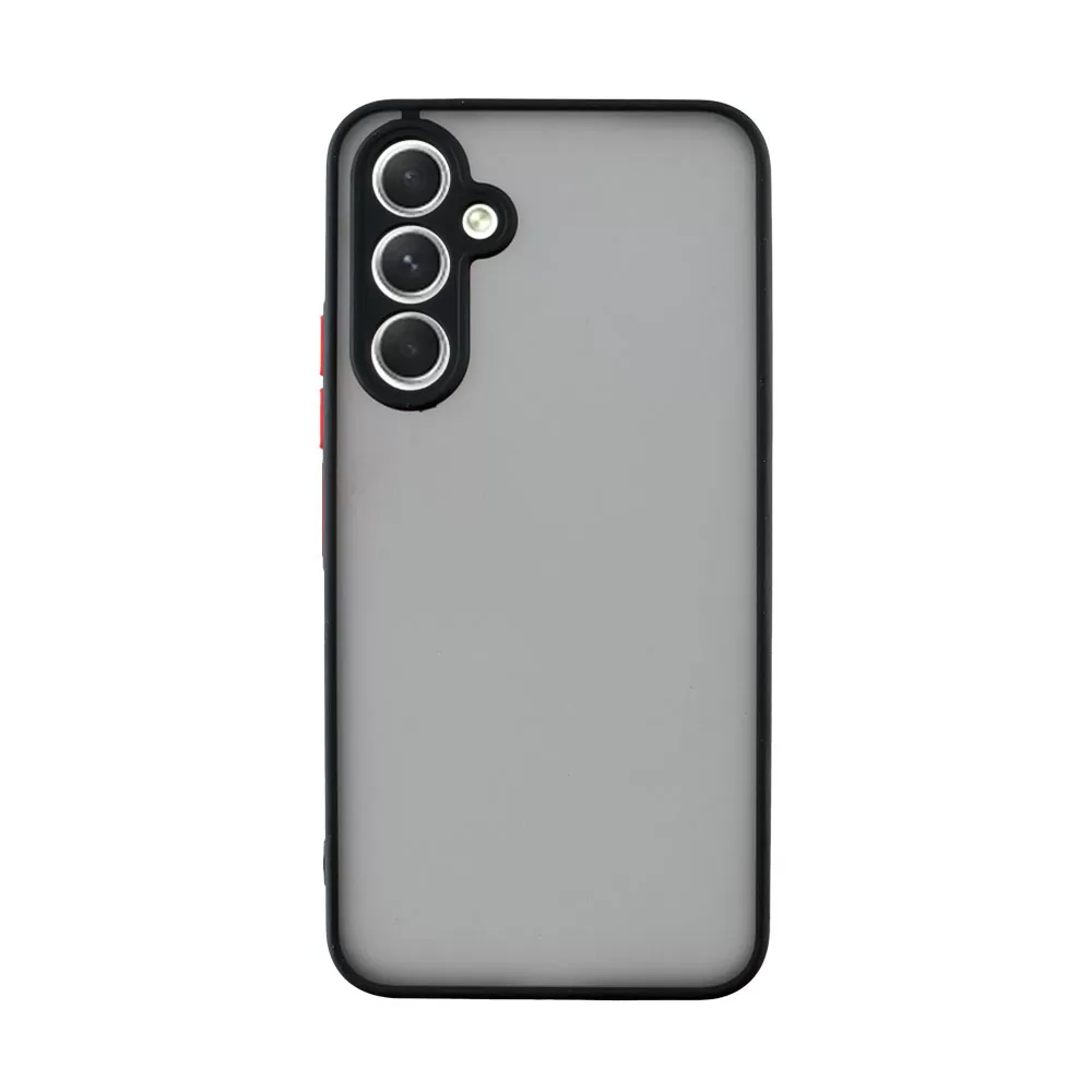 LIME HARDSHELL FUSION ΘΗΚΗ SAMSUNG A14 4G A145/A14 5G A146 6.6in  FULL CAMERA PROTECTION BLACK WITH RED KEYS - Image 6