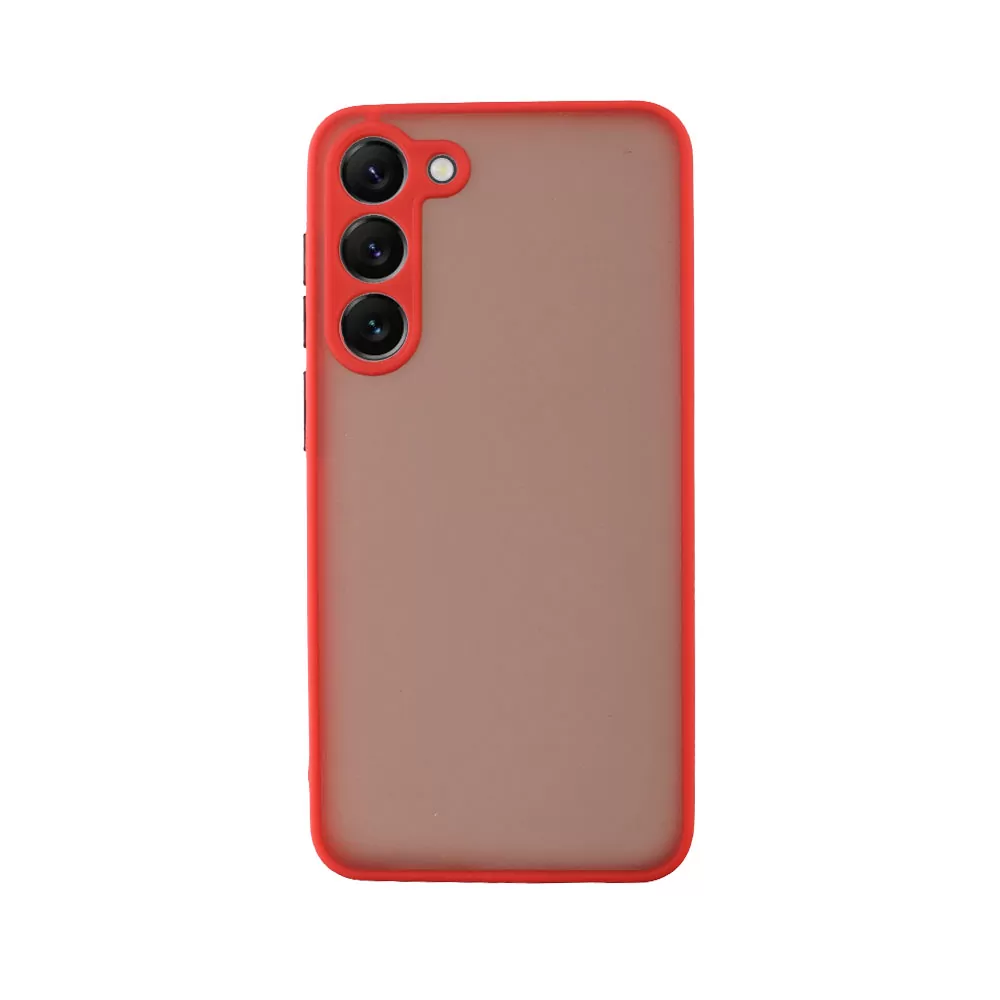 LIME HARDSHELL FUSION ΘΗΚΗ SAMSUNG S23 5G S911 6.1in  FULL CAMERA PROTECTION RED WITH BLACK KEYS - Image 6