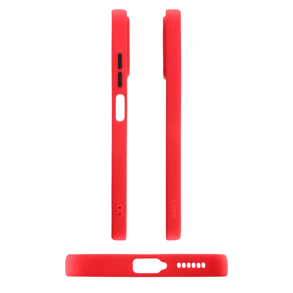 LIME HARDSHELL FUSION ΘΗΚΗ SAMSUNG S23 5G S911 6.1in  FULL CAMERA PROTECTION RED WITH BLACK KEYS - Image 5