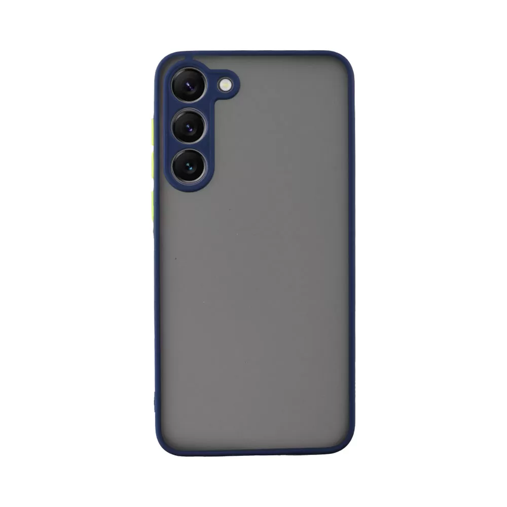 LIME HARDSHELL FUSION ΘΗΚΗ SAMSUNG S23 PLUS 5G S916 6.6in  FULL CAMERA PROTECTION BLUE WITH YELLOW KEYS - Image 6