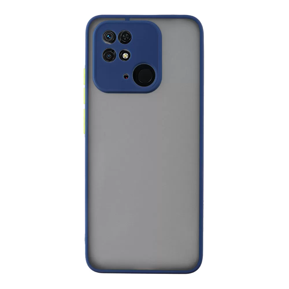 LIME HARDSHELL FUSION ΘΗΚΗ XIAOMI REDMI 10C/REDMI 10 POWER 6.71in  FULL CAMERA PROTECTION BLUE WITH YELLOW KEYS - Image 6