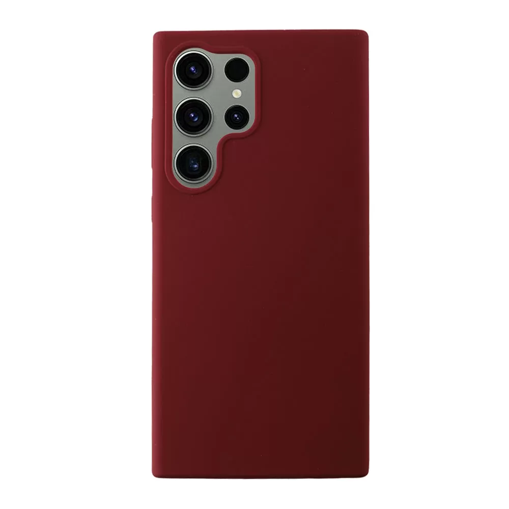 IDOL 1991 VELVET ELITE TPU ΘΗΚΗ SAMSUNG S23 ULTRA 5G S918 6.8in  4 SIDE CAMERA GUARD BURGUNDY - Image 8