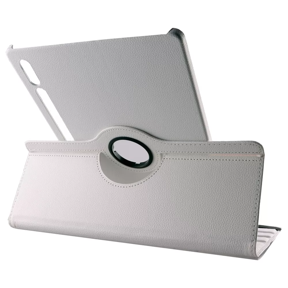 VOLTE-TEL ΘΗΚΗ SAMSUNG X900 TAB S8 ULTRA/X906 TAB S8 ULTRA LTE 14.6" LEATHER BOOK ROTATING STAND WHITE - Image 2