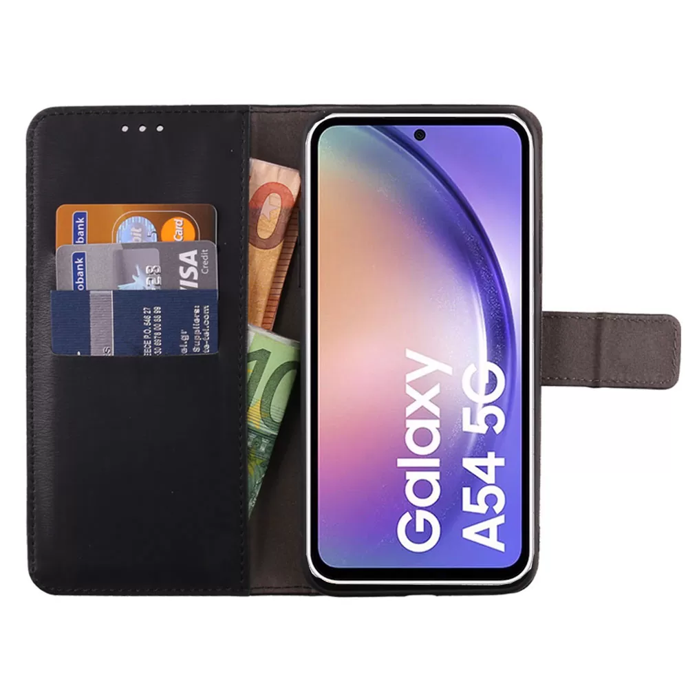 VOLTE-TEL ALLURE ΘΗΚΗ SAMSUNG A54 5G A546 6.4in  MAGNET BOOK STAND CLIP BLACK - Image 5