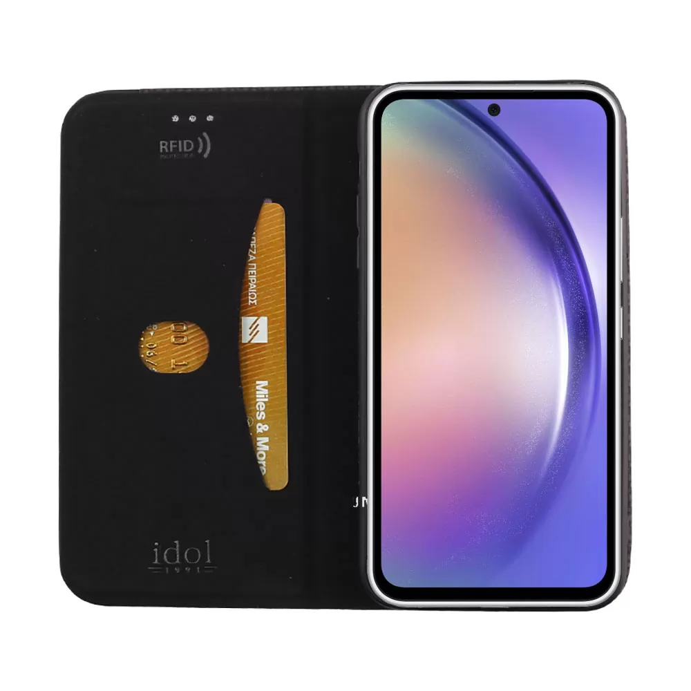 IDOL 1991 ELITE ΘΗΚΗ SAMSUNG A54 5G A546 6.4in  ANTI-RFID BOOK STAND BLACK - Image 7