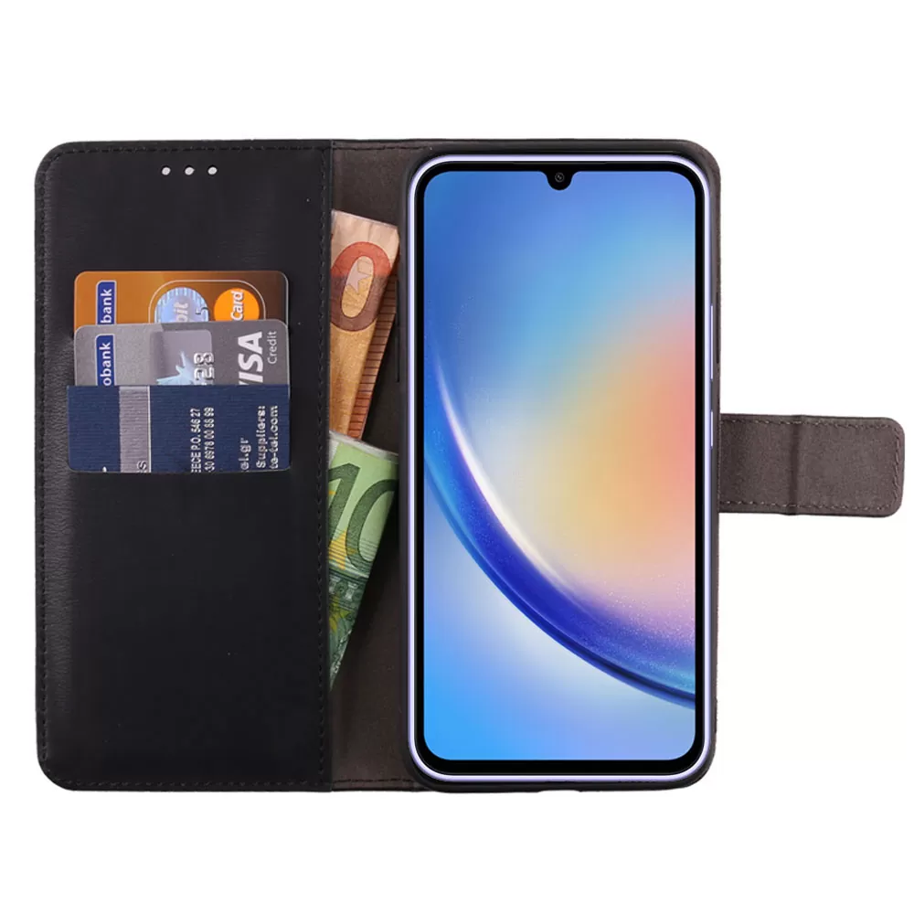 VOLTE-TEL ALLURE ΘΗΚΗ SAMSUNG A34 5G A346 6.6in  MAGNET BOOK STAND CLIP BLACK - Image 5