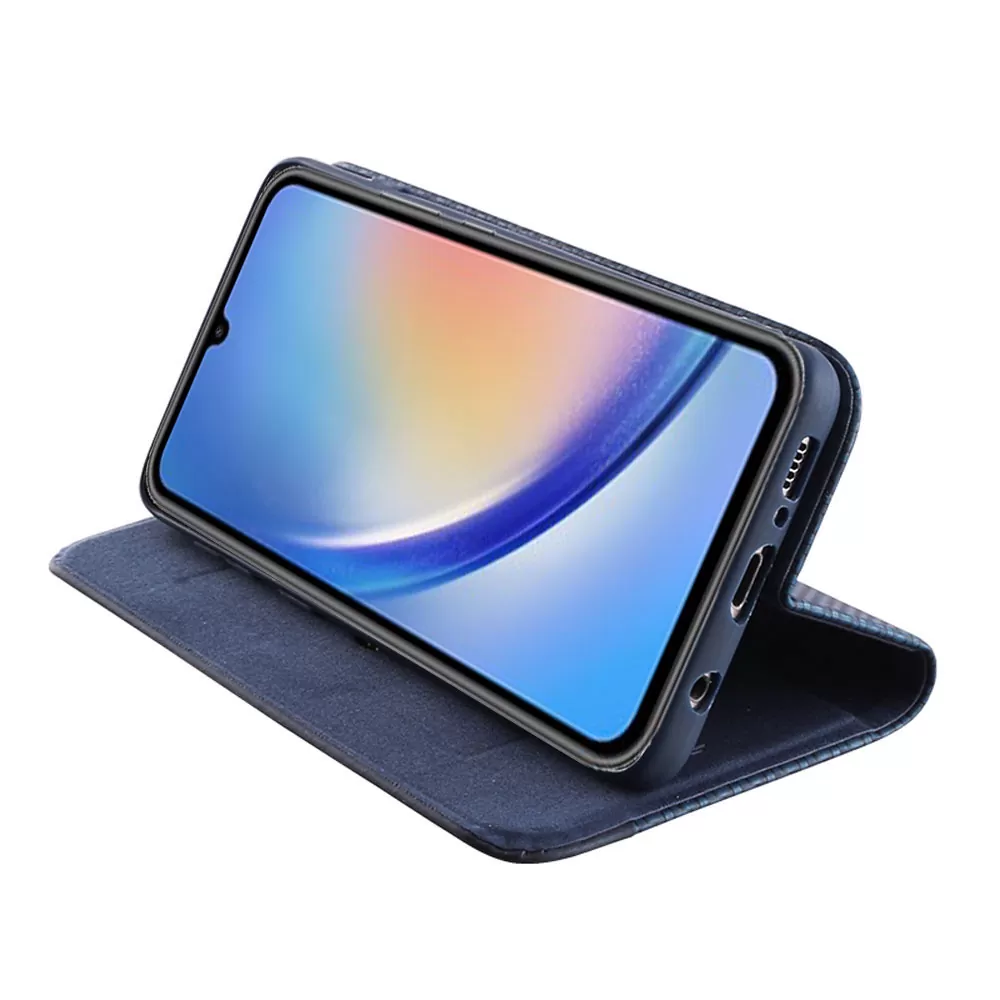 IDOL 1991 ELITE ΘΗΚΗ SAMSUNG A34 5G A346 6.6in  ANTI-RFID BOOK STAND BLUE - Image 4