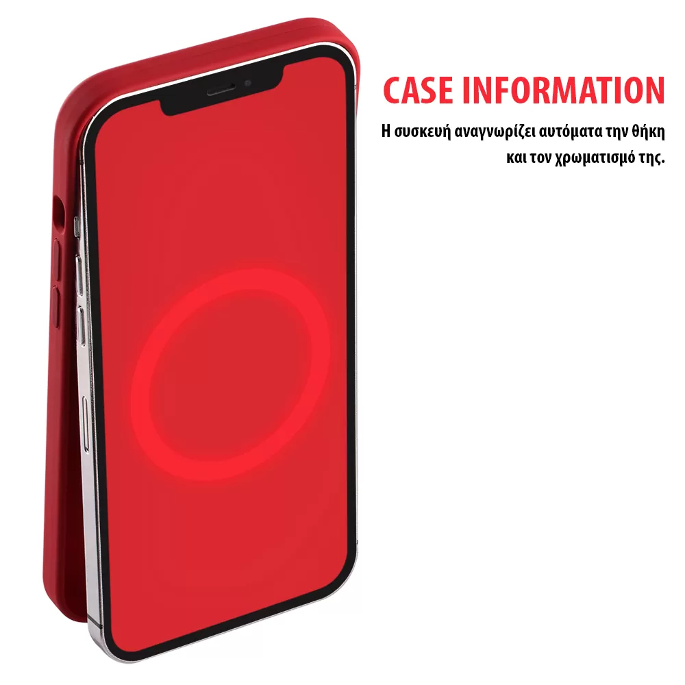 IDOL 1991 ΘΗΚΗ IPHONE 14 6.1" VELVET MAGSAFE TPU CAMERA GUARD RED - Image 7