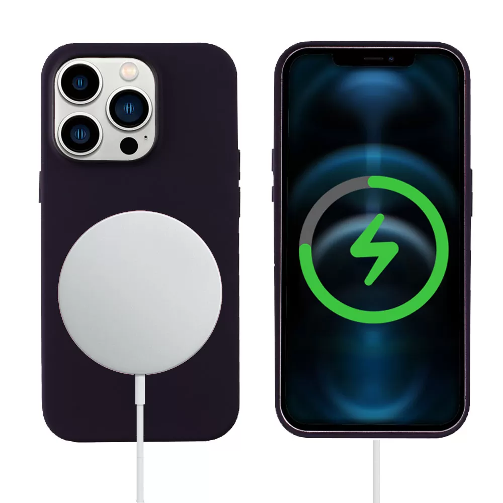IDOL 1991 ΘΗΚΗ IPHONE 14 PRO 6.1" VELVET MAGSAFE TPU CAMERA GUARD ELDERBERRY - Image 6