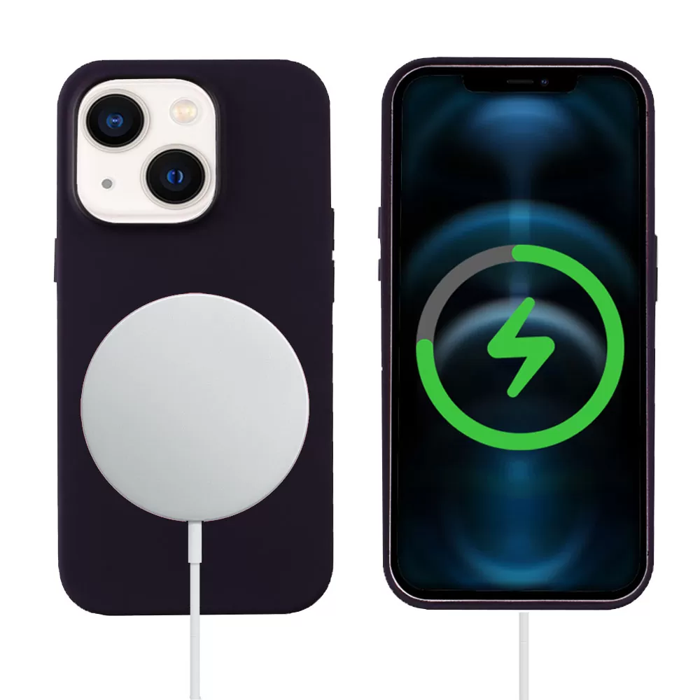 IDOL 1991 ΘΗΚΗ IPHONE 14 PLUS 6.7" VELVET MAGSAFE TPU CAMERA GUARD ELDERBERRY - Image 6