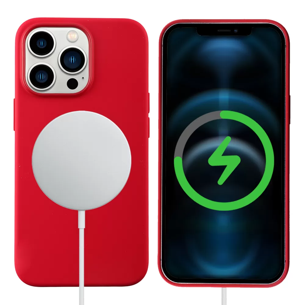 IDOL 1991 ΘΗΚΗ IPHONE 14 PRO MAX 6.7" VELVET MAGSAFE TPU CAMERA GUARD RED - Image 6