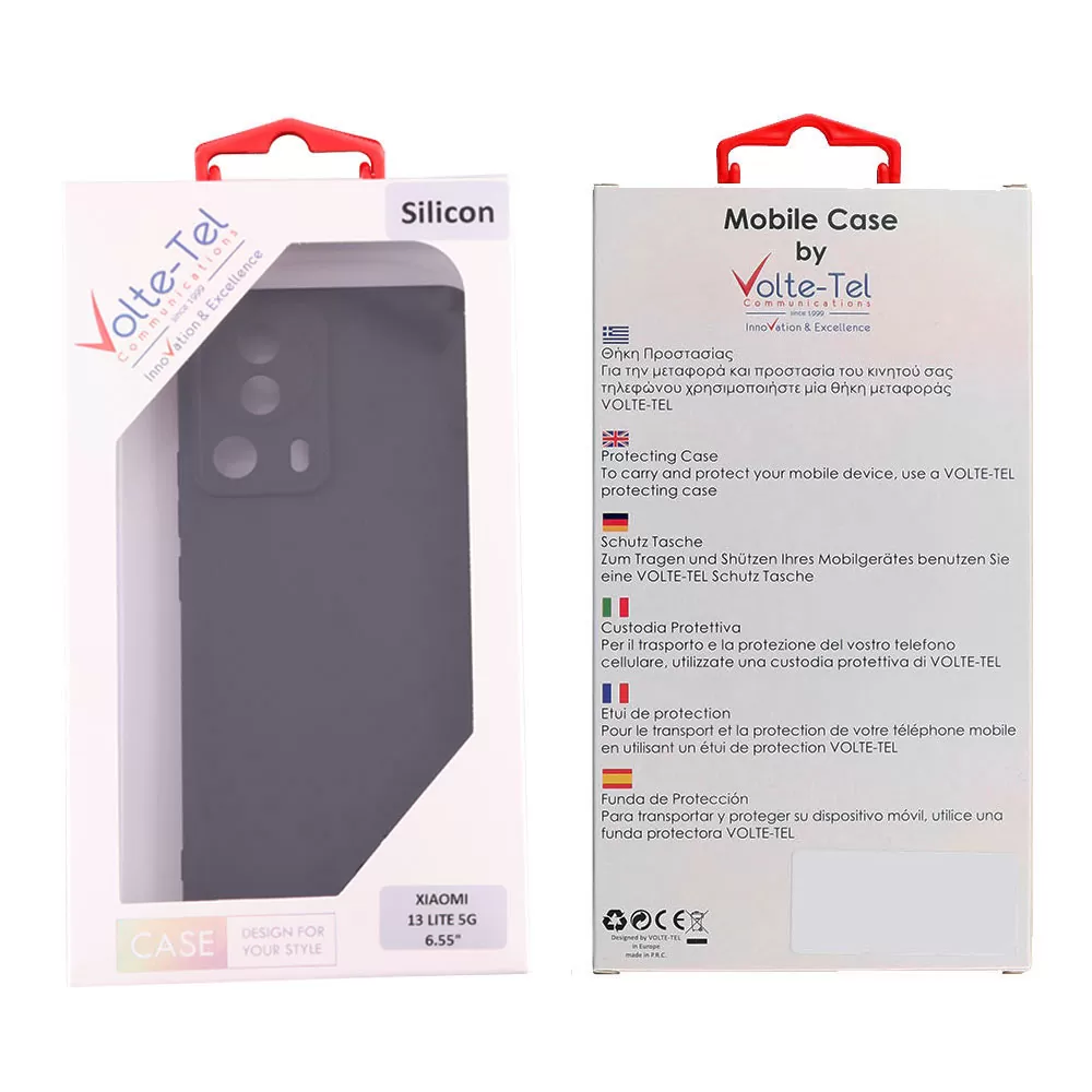 VOLTE-TEL SILICON TPU ΘΗΚΗ XIAOMI 13 LITE 5G 6.55in  FULL CAMERA PROTECTION BLACK - Image 2