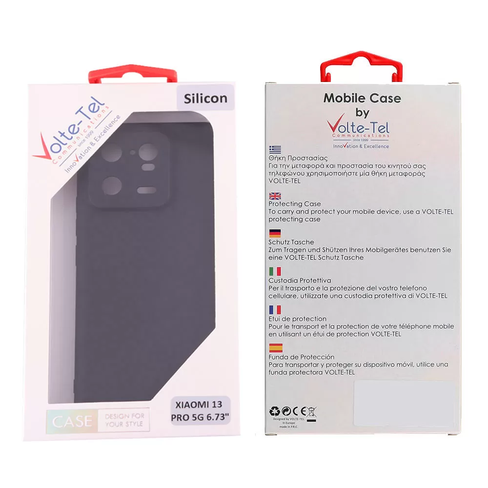VOLTE-TEL SILICON TPU ΘΗΚΗ XIAOMI 13 PRO 5G 6.73in  FULL CAMERA PROTECTION BLACK - Image 2