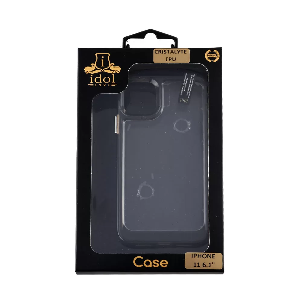 IDOL 1991 CRISTALYTE TPU ΘΗΚΗ IPHONE 11 6.1in CAMERA GUARD ΔΙΑΦΑΝΗ ΓΚΡΙ - Image 2
