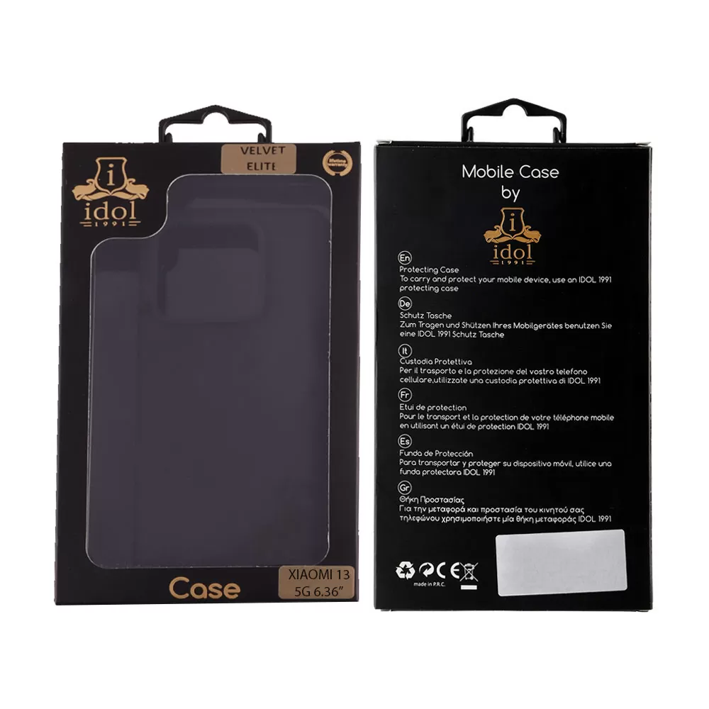 IDOL 1991 VELVET ELITE TPU ΘΗΚΗ XIAOMI 13 5G 6.36in  4 SIDE CAMERA GUARD BLACK - Image 2