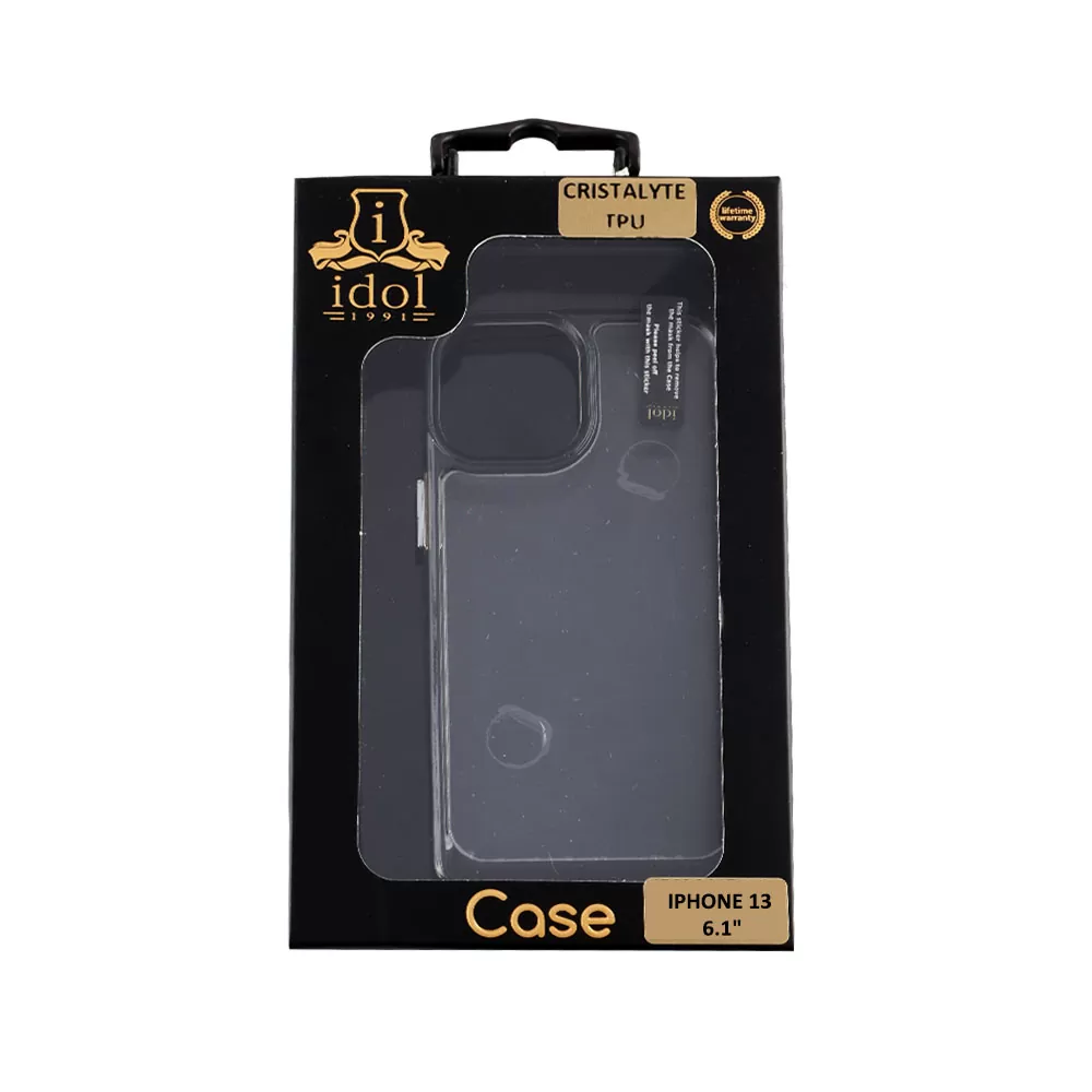 IDOL 1991 CRISTALYTE TPU ΘΗΚΗ IPHONE 13 6.1in CAMERA GUARD ΔΙΑΦΑΝΗ ΓΚΡΙ - Image 2