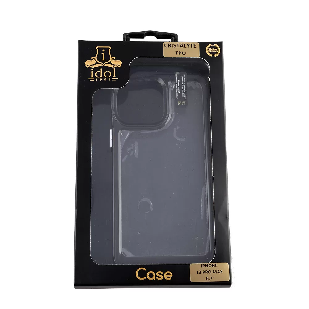 IDOL 1991 CRISTALYTE TPU ΘΗΚΗ IPHONE 13 PRO MAX 6.7in CAMERA GUARD ΔΙΑΦΑΝΗ ΓΚΡΙ - Image 2