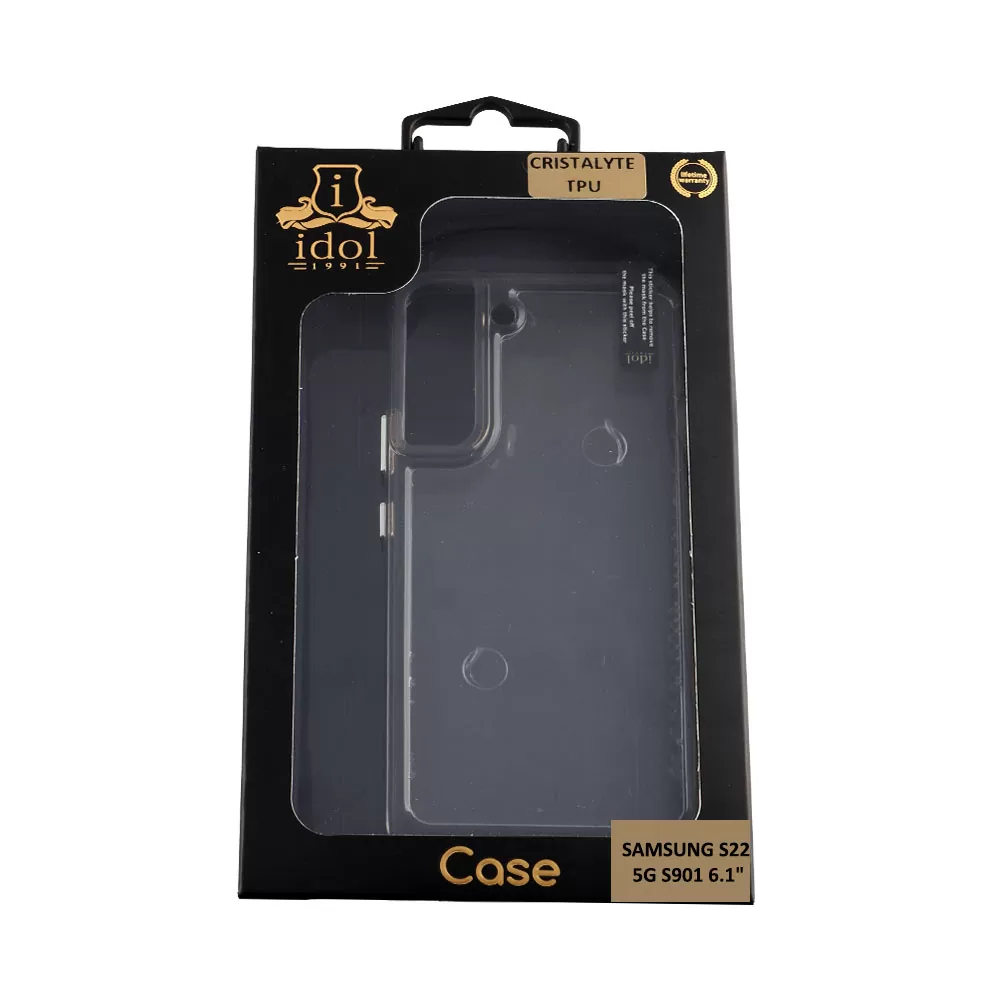 IDOL 1991 CRISTALYTE TPU ΘΗΚΗ SAMSUNG S22 5G S901 6.1in CAMERA GUARD ΔΙΑΦΑΝΗ ΓΚΡΙ - Image 2