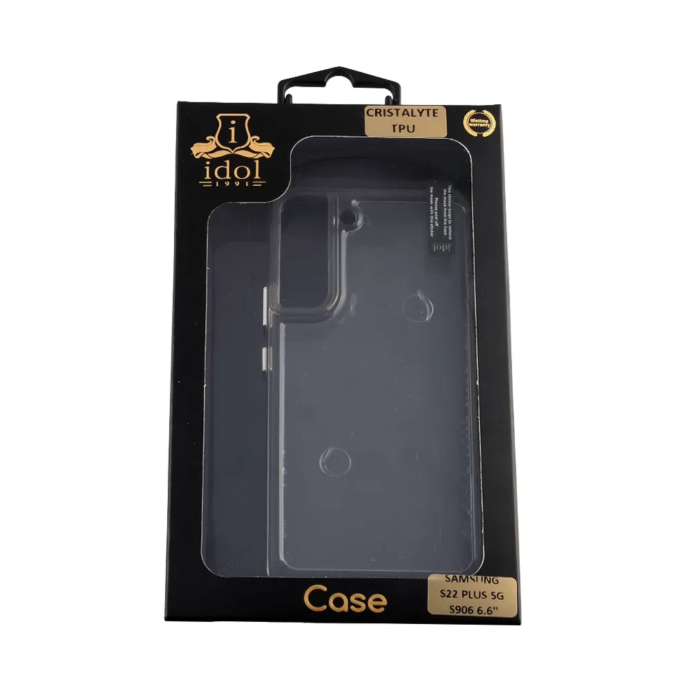 IDOL 1991 CRISTALYTE TPU ΘΗΚΗ SAMSUNG S22 PLUS 5G S906 6.6in CAMERA GUARD ΔΙΑΦΑΝΗ ΓΚΡΙ - Image 2