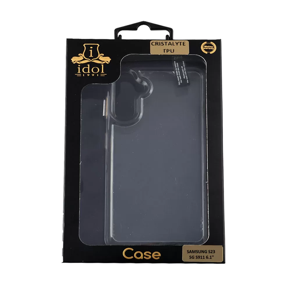 IDOL 1991 CRISTALYTE TPU ΘΗΚΗ SAMSUNG S23 5G S911 6.1in CAMERA GUARD ΔΙΑΦΑΝΗ ΓΚΡΙ - Image 2