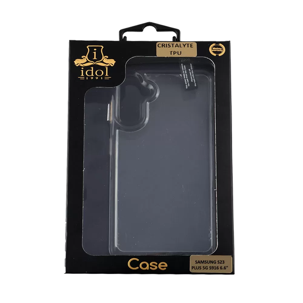 IDOL 1991 CRISTALYTE TPU ΘΗΚΗ SAMSUNG S23 PLUS 5G S916 6.6in CAMERA GUARD ΔΙΑΦΑΝΗ ΓΚΡΙ - Image 2