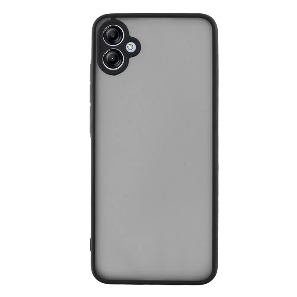 LIME HARDSHELL FUSION ΘΗΚΗ SAMSUNG A04e A042 6.5in  FULL CAMERA PROTECTION BLACK WITH RED KEYS - Image 6
