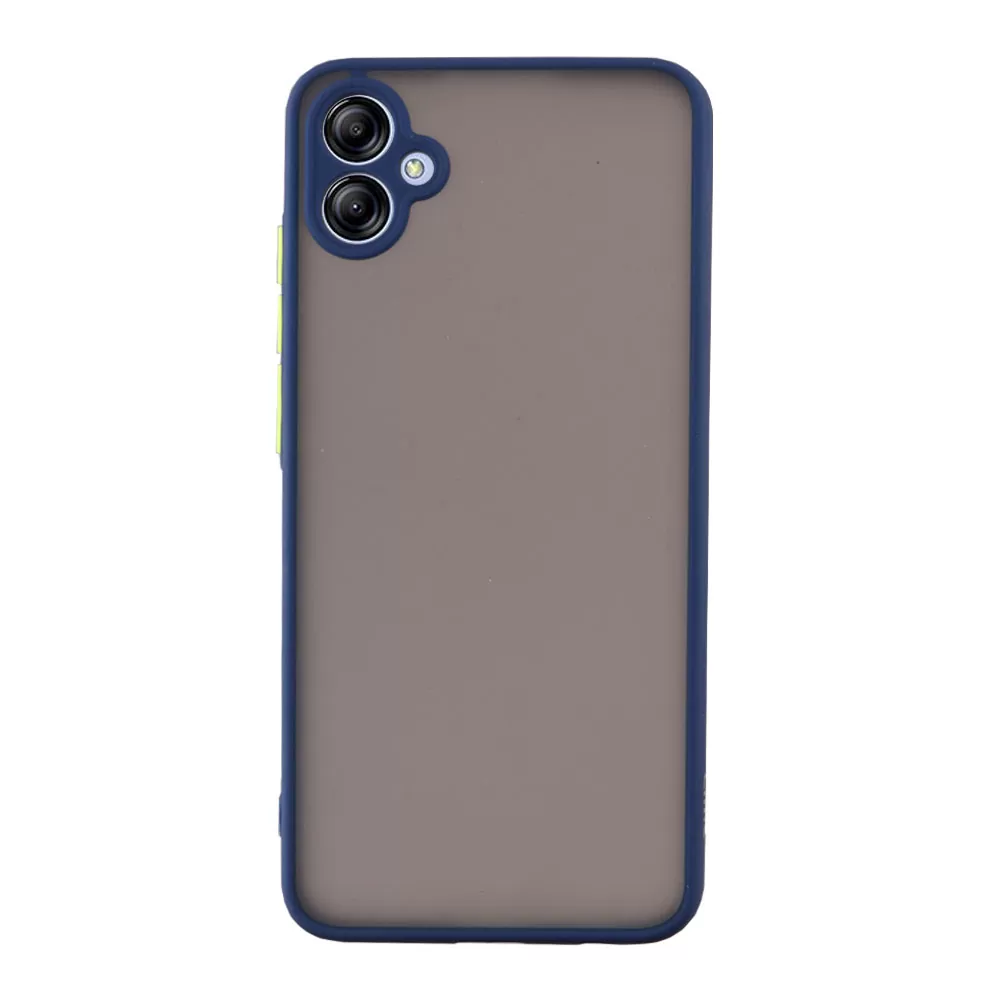 LIME HARDSHELL FUSION ΘΗΚΗ SAMSUNG A04e A042 6.5in  FULL CAMERA PROTECTION BLUE WITH YELLOW KEYS - Image 5