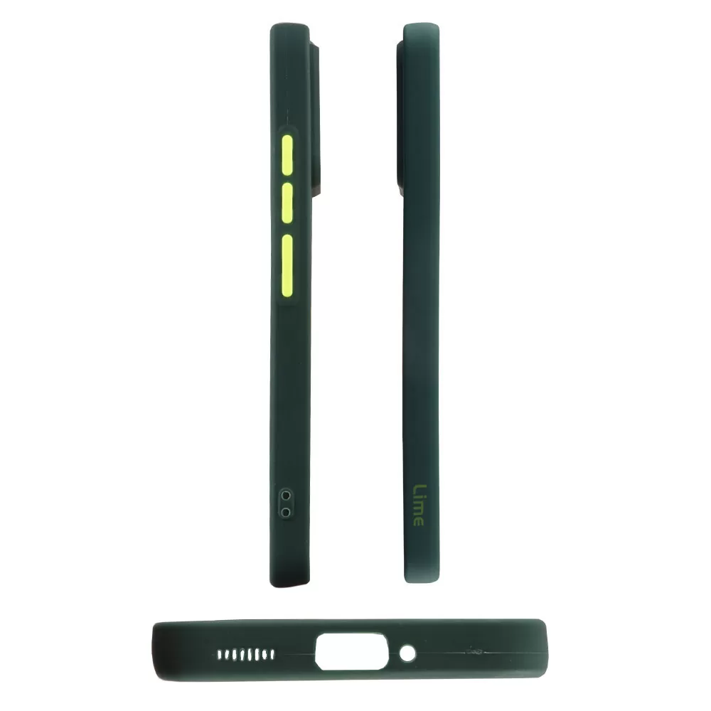 LIME HARDSHELL FUSION ΘΗΚΗ XIAOMI 13 5G 6.36in  FULL CAMERA PROTECTION GREEN WITH YELLOW KEYS - Image 5