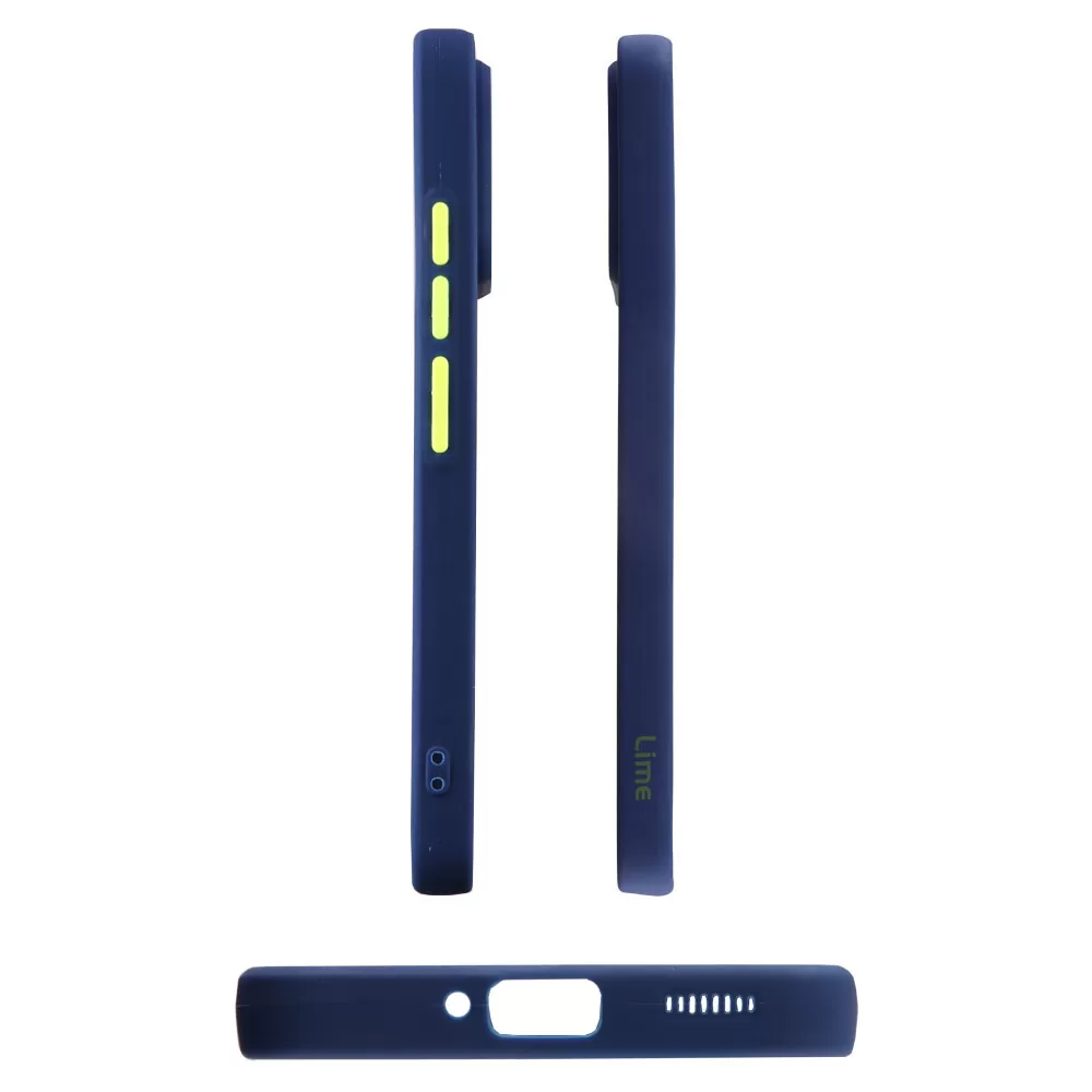 LIME HARDSHELL FUSION ΘΗΚΗ XIAOMI 13 5G 6.36in  FULL CAMERA PROTECTION BLUE WITH YELLOW KEYS - Image 5