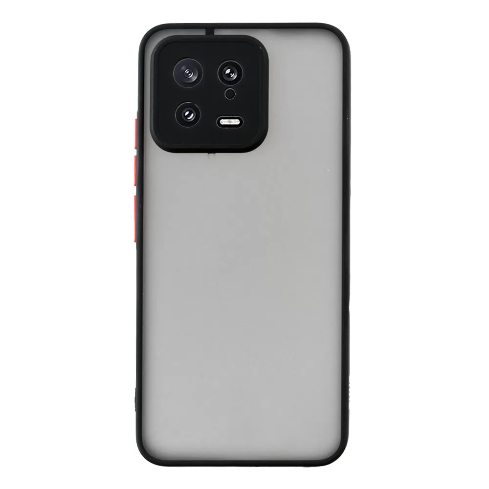 LIME HARDSHELL FUSION ΘΗΚΗ XIAOMI 13 5G 6.36in  FULL CAMERA PROTECTION BLACK WITH RED KEYS - Image 6