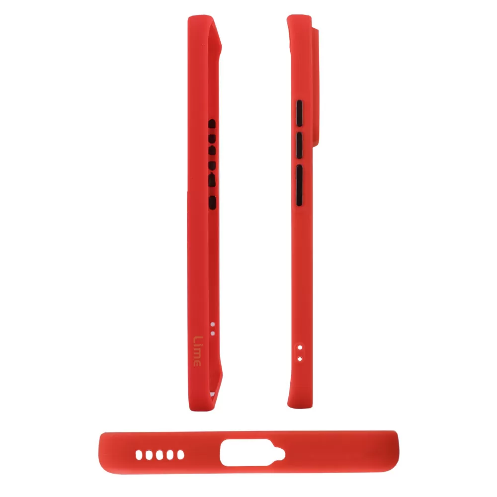LIME HARDSHELL FUSION ΘΗΚΗ XIAOMI 13 LITE 5G 6.55in  FULL CAMERA PROTECTION RED WITH BLACK KEYS - Image 5
