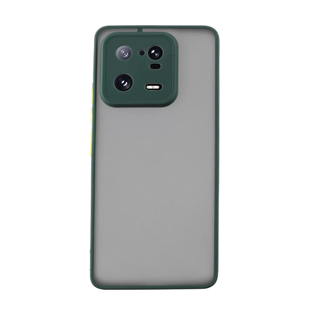 LIME HARDSHELL FUSION ΘΗΚΗ XIAOMI 13 PRO 5G 6.73in  FULL CAMERA PROTECTION GREEN WITH YELLOW KEYS - Image 6