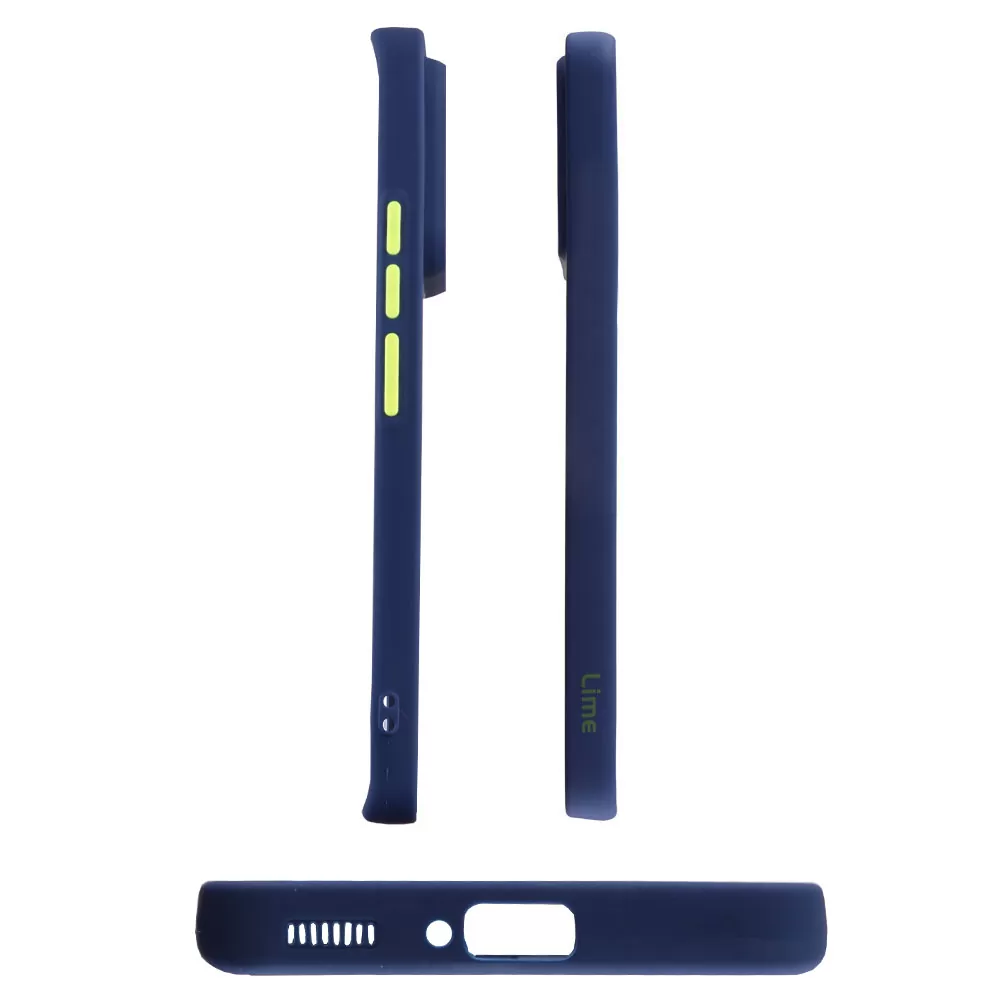 LIME HARDSHELL FUSION ΘΗΚΗ XIAOMI 13 PRO 5G 6.73in  FULL CAMERA PROTECTION BLUE WITH YELLOW KEYS - Image 5