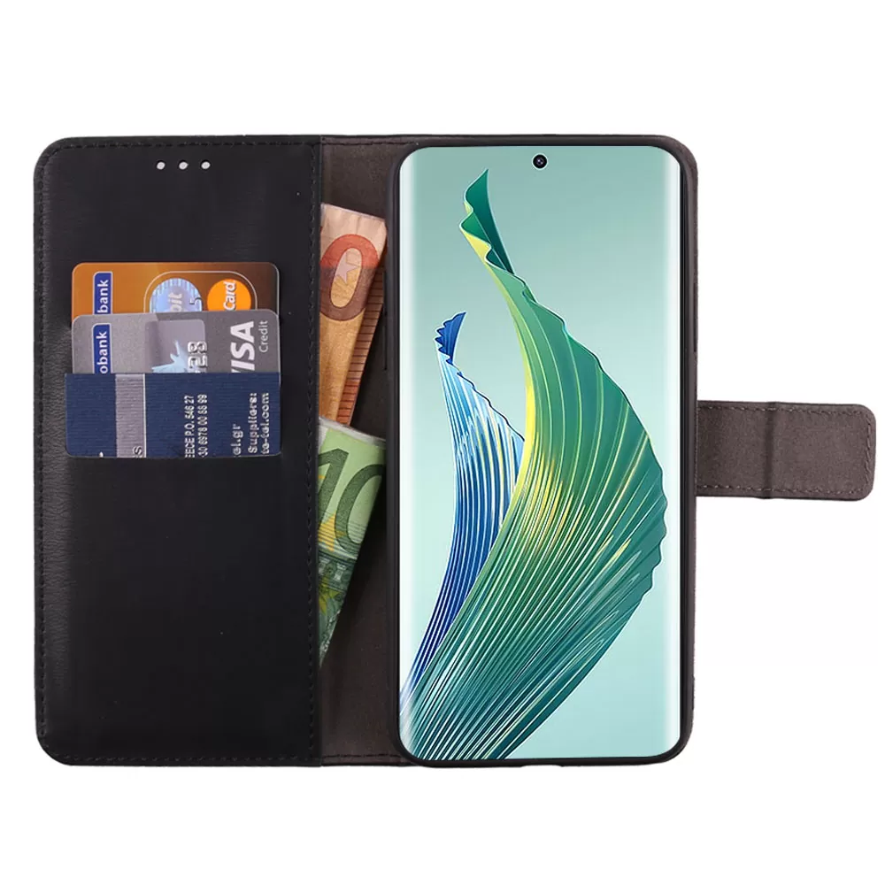 VOLTE-TEL ALLURE ΘΗΚΗ HONOR MAGIC 5 LITE 5G 6.67in  MAGNET BOOK STAND CLIP BLACK - Image 5