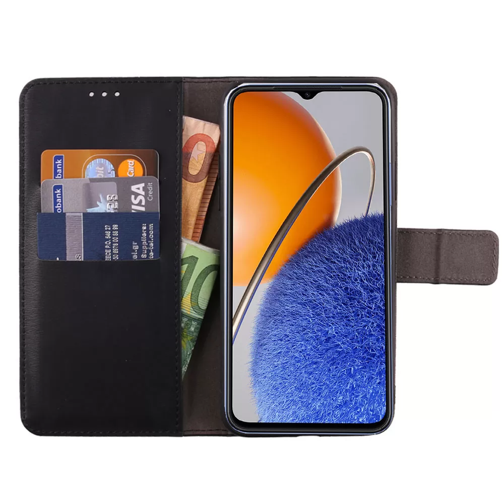 VOLTE-TEL ALLURE ΘΗΚΗ HUAWEI NOVA Y61/ENJOY 50Z 6.52in  MAGNET BOOK STAND CLIP BLACK - Image 5