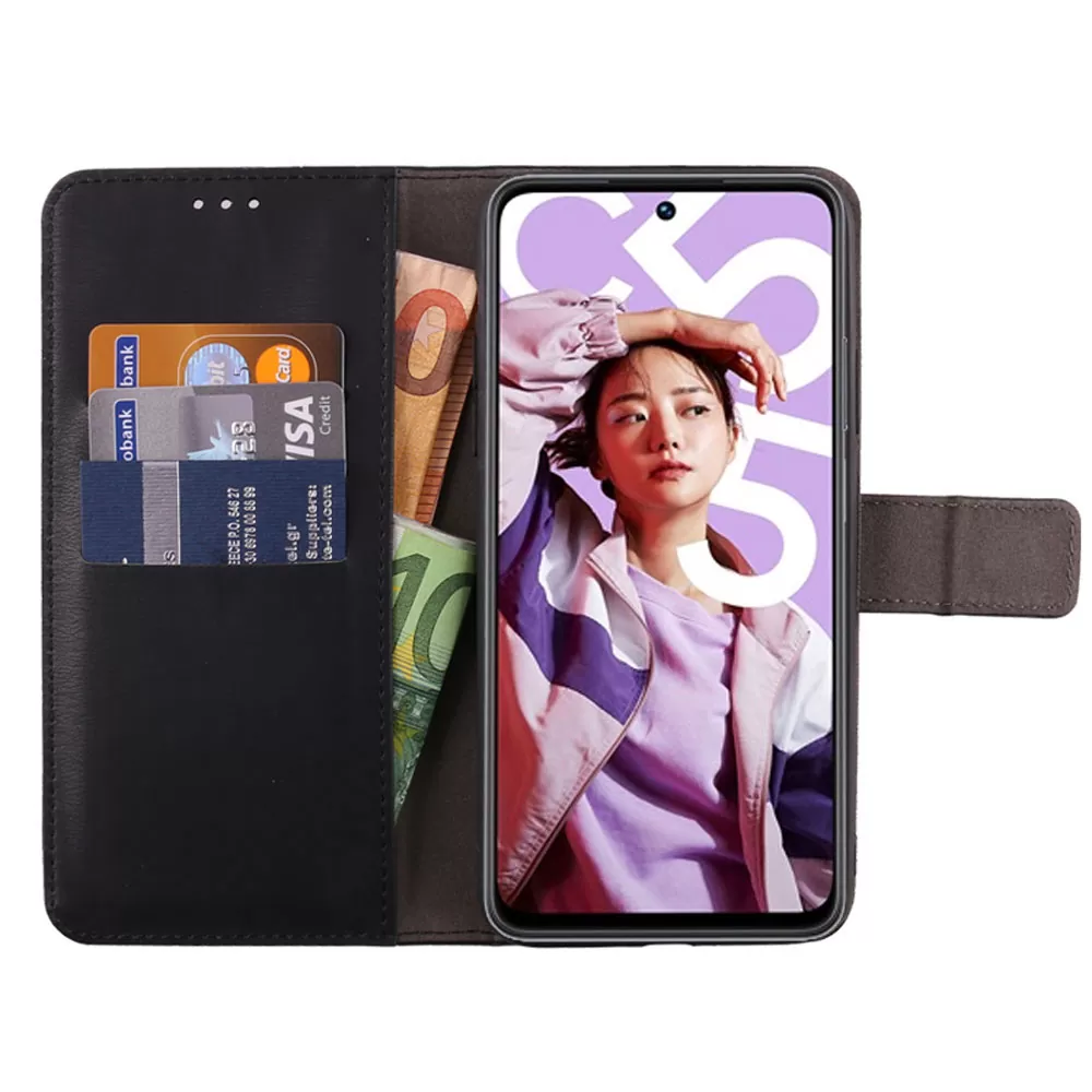 VOLTE-TEL ALLURE ΘΗΚΗ REALME C55 6.72in  MAGNET BOOK STAND CLIP BLACK - Image 5