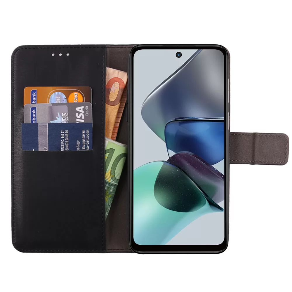 VOLTE-TEL ALLURE ΘΗΚΗ MOTOROLA MOTO G13/G23 6.5in  MAGNET BOOK STAND CLIP BLACK - Image 5
