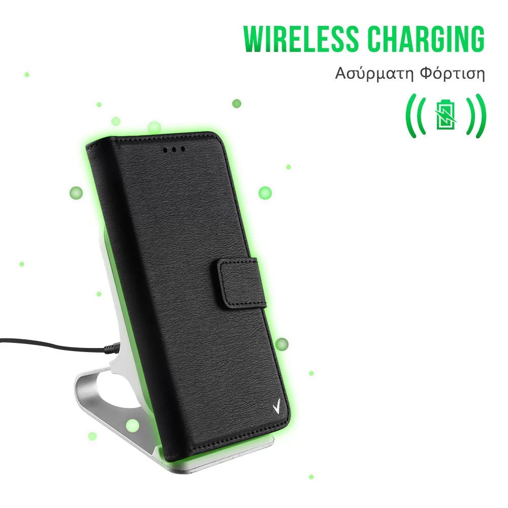 VOLTE-TEL ALLURE ΘΗΚΗ MOTOROLA MOTO G53 6.5in  MAGNET BOOK STAND CLIP BLACK - Image 4