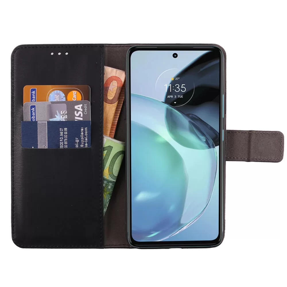 VOLTE-TEL ALLURE ΘΗΚΗ MOTOROLA MOTO G72 6.6in  MAGNET BOOK STAND CLIP BLACK - Image 5