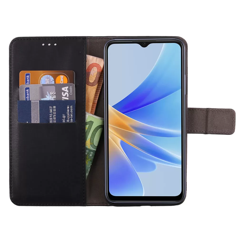 VOLTE-TEL ALLURE ΘΗΚΗ OPPO A17 6.56in  MAGNET BOOK STAND CLIP BLACK - Image 5
